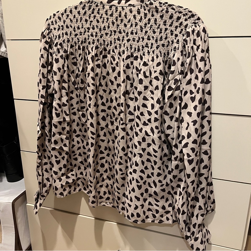 NWT Thakoon Smocked Blouse - M - Picture 4 of 5